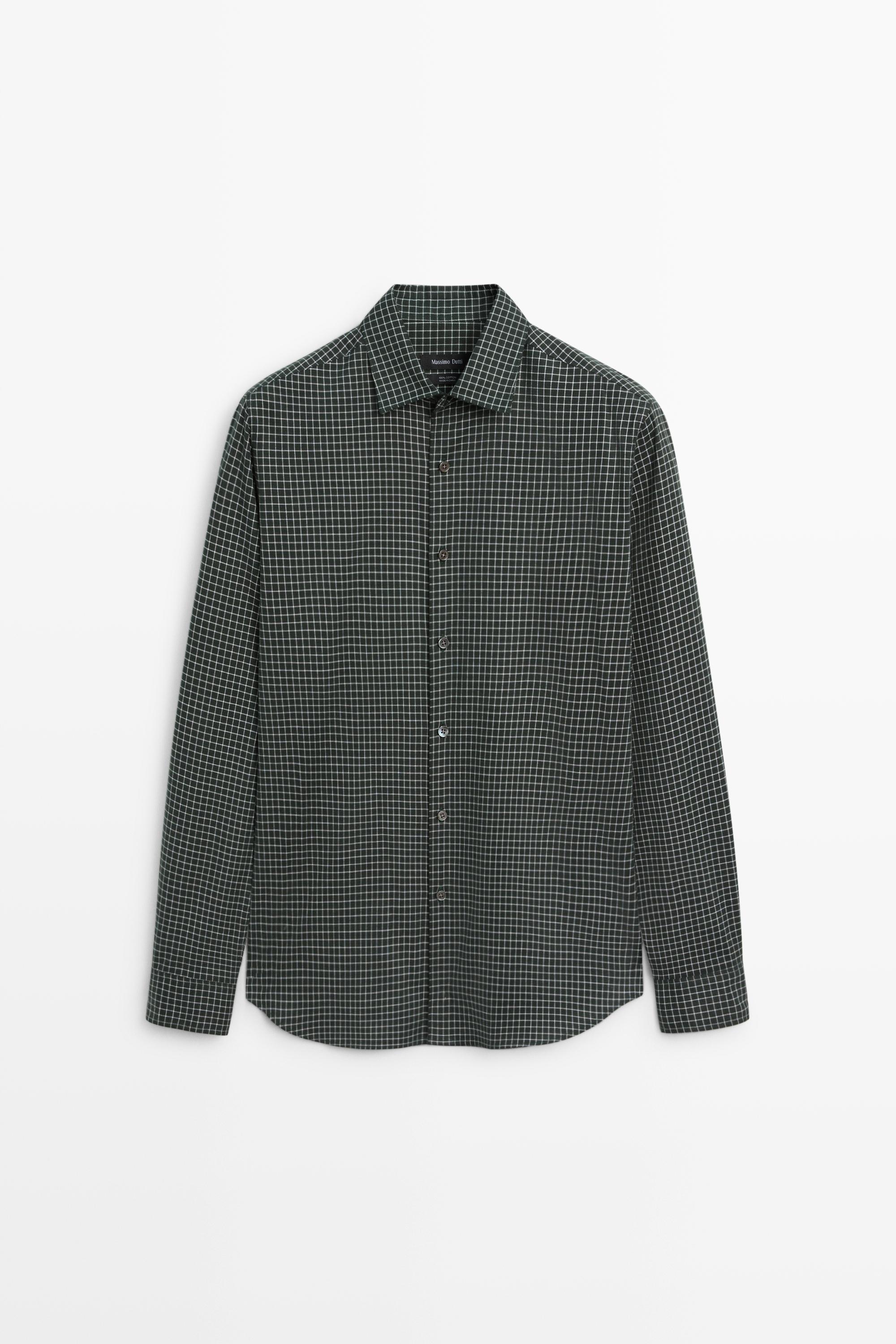 100% cotton regular fit shirt