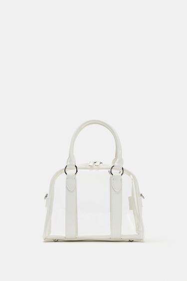 Zara TRANSPARENT CROSSBODY BAG - 