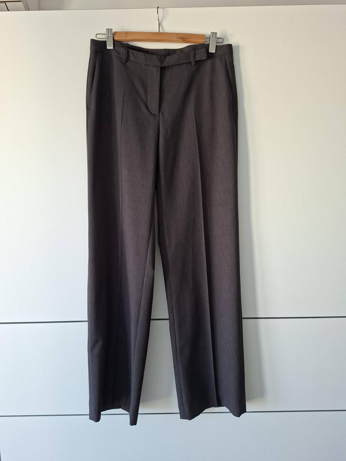 STRAIGHT-CUT MID RISE TROUSERS - Image 8