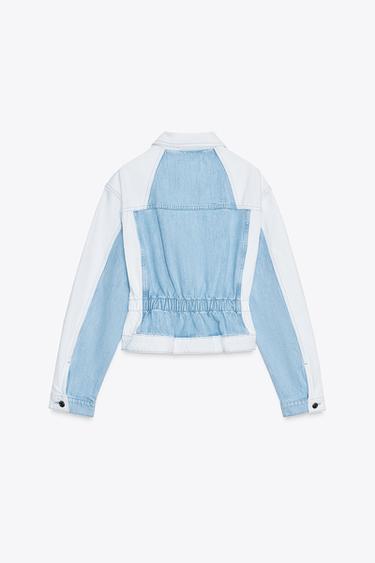 Z1975 COMBINED DENIM JACKET - Mid-blue by Zara - Image 9