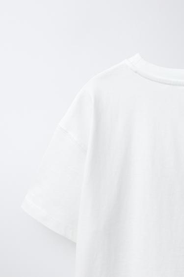 NEON SLOGAN T-SHIRT - White by Zara - Image 3
