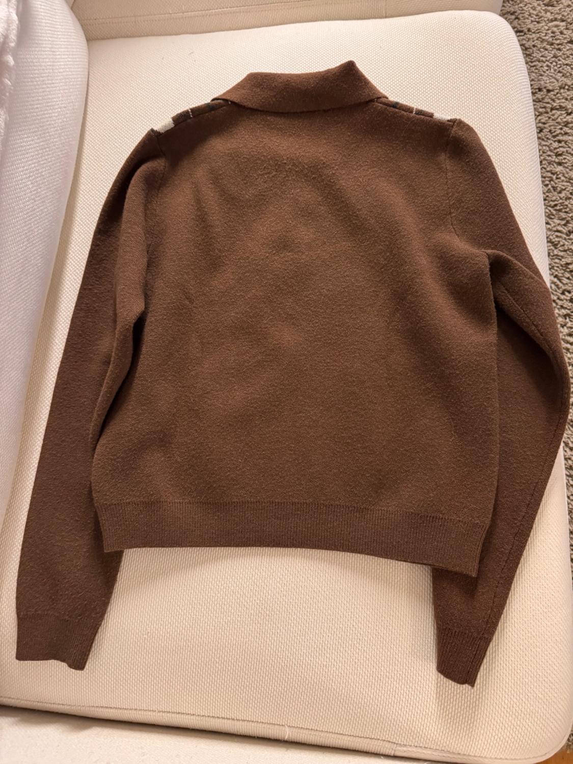 ARGYLE JACQUARD POLO SWEATER - Image 2