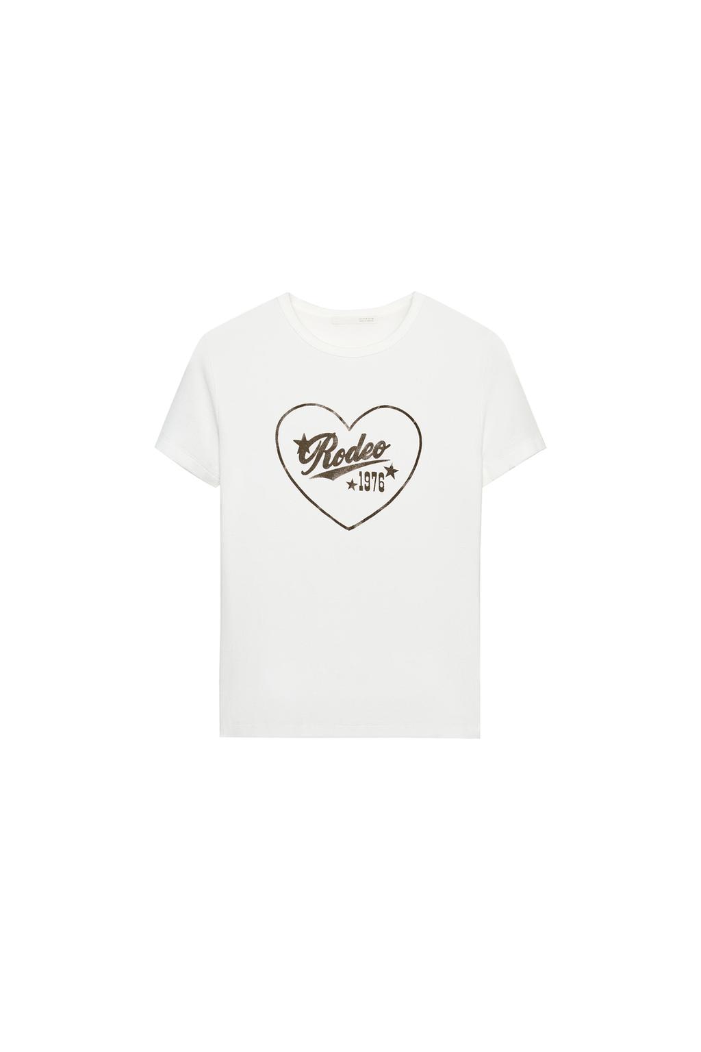 SHORT SLEEVE T-SHIRT WITH TEXT - image 3