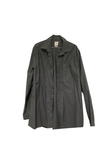 LARGE SHIRT BLUE BLACK COTTON