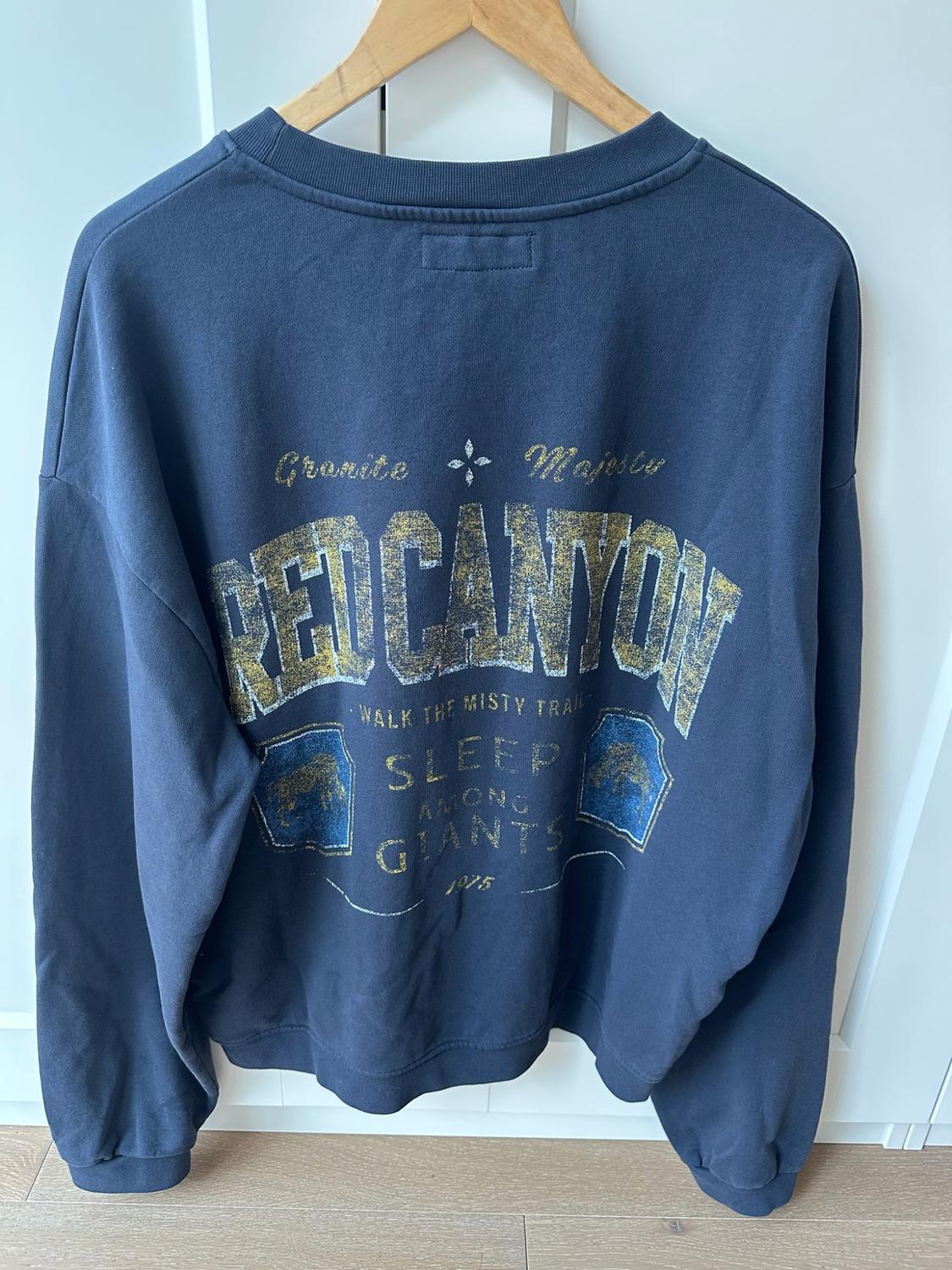 WASHED PRINTED TEXT SWEATSHIRT - Image 3