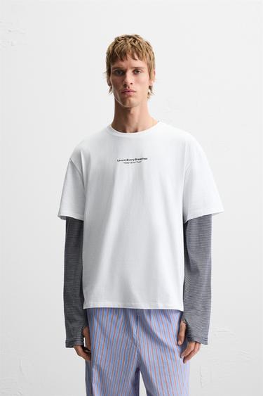 LIMITED EDITION TOAST PRINT T-SHIRT - White by Zara - Image 1