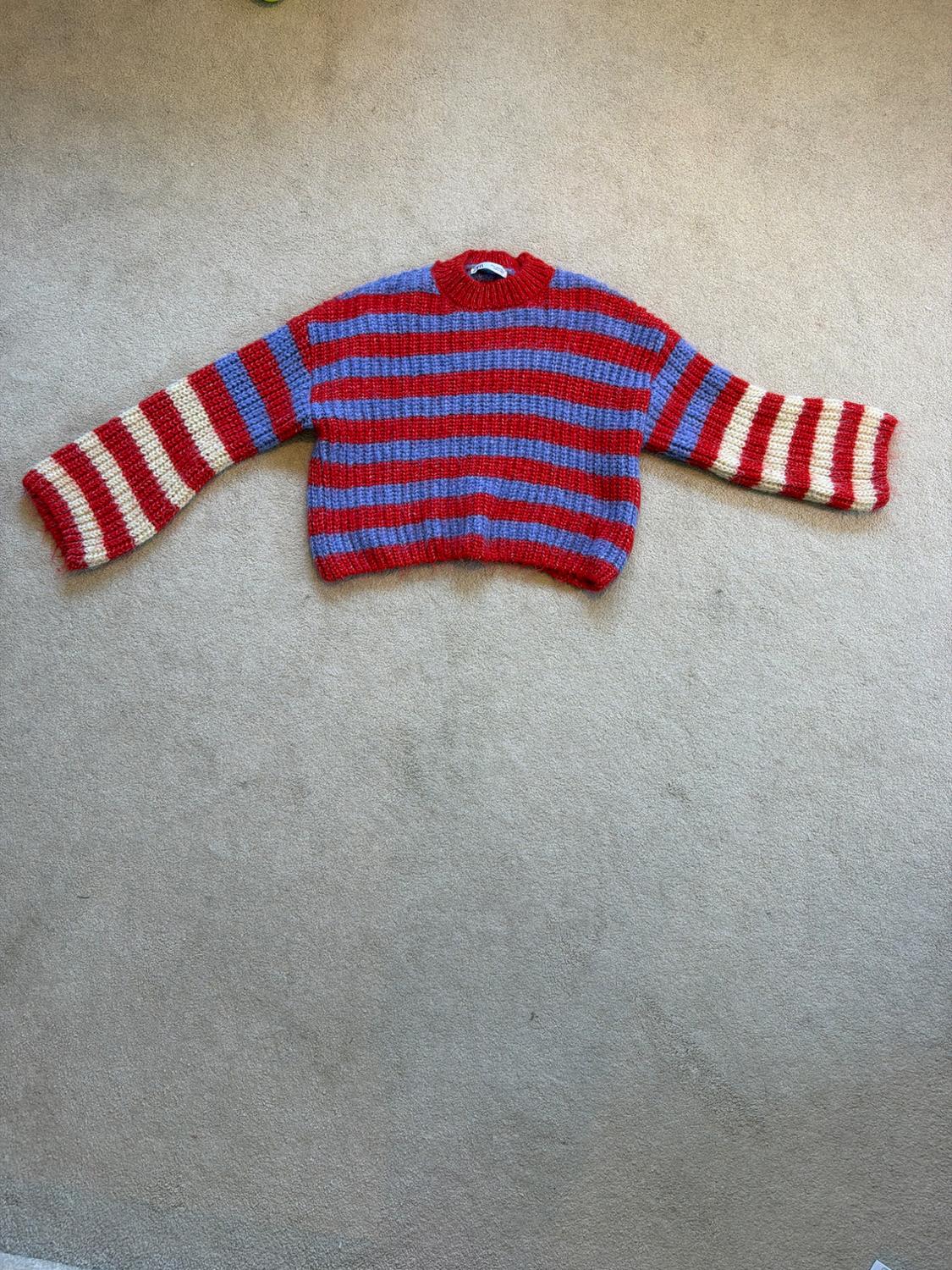 STRIPED KNIT SWEATER - Image 4