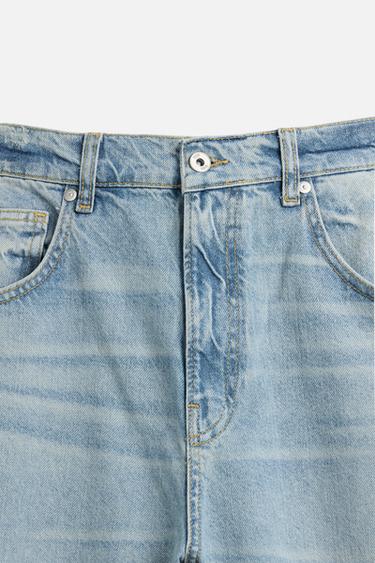 BAGGY FIT SEAM JEANS - Light blue by Zara - Image 8