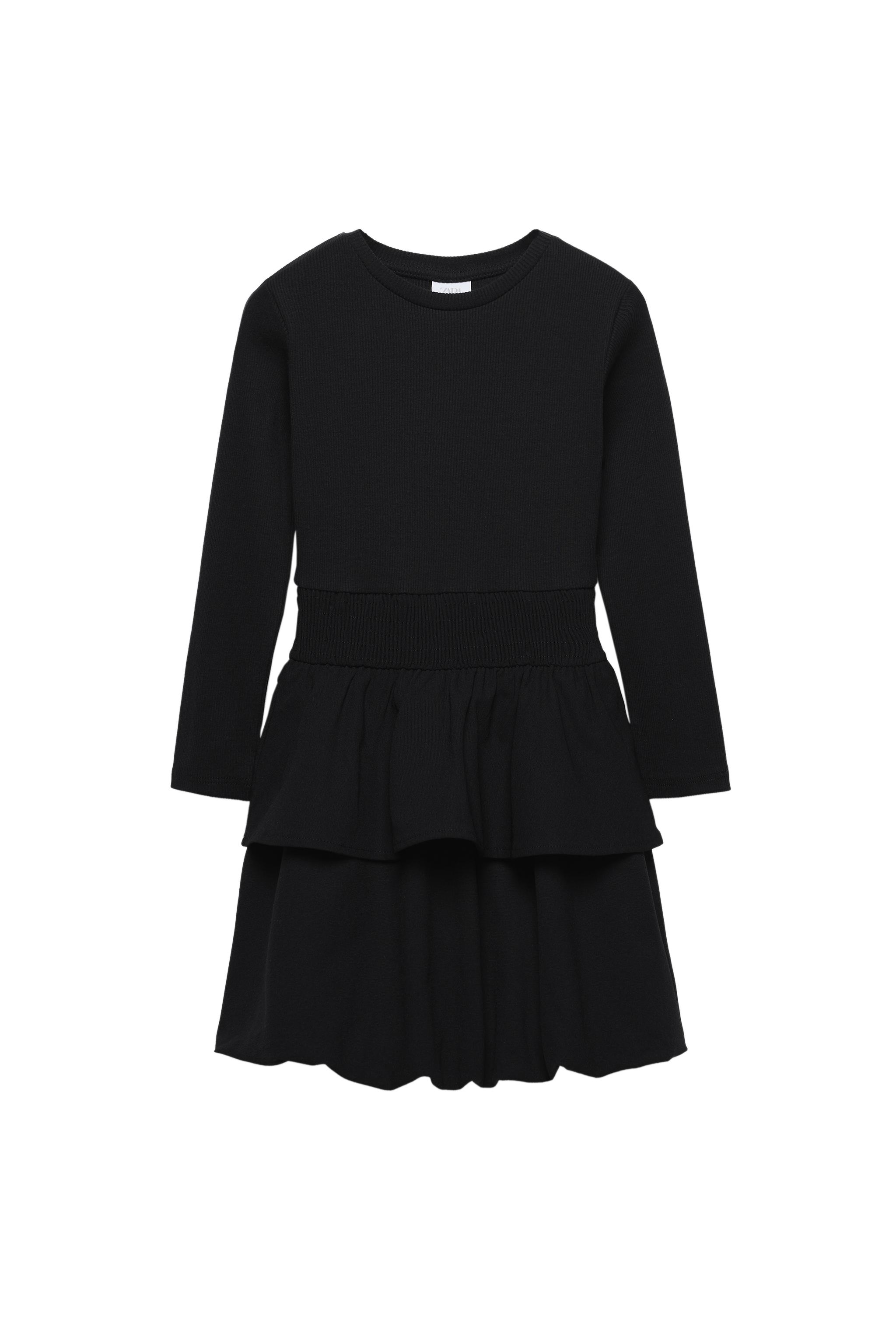 Zara kids girls RUFFLED on sale RHINESTONE DRESS 9 YEARS