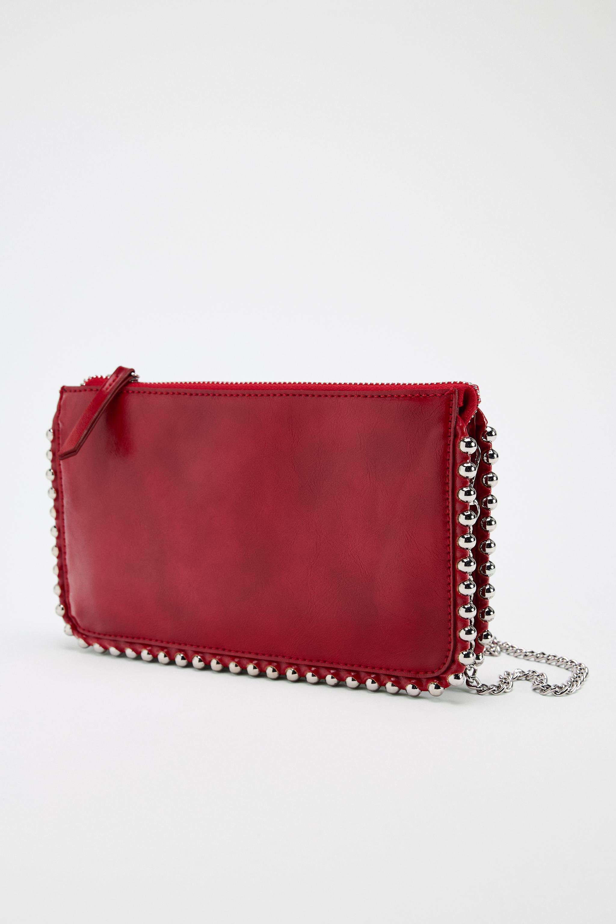 STUDDED CROSSBODY WALLET BAG