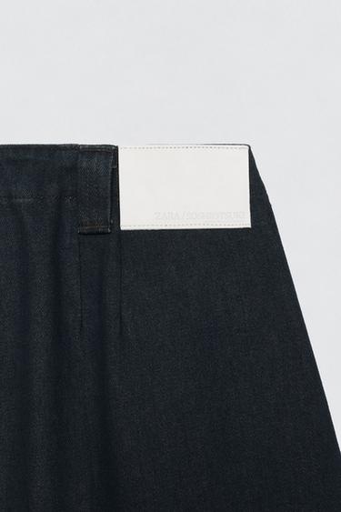 JEAN À PINCES WIDE LEG SOSHIOTSUKI X ZARA - Bleu de Zara - Image 7