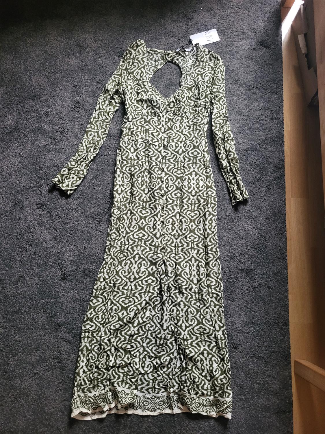 PRINTED MIDI DRESS - Image 5