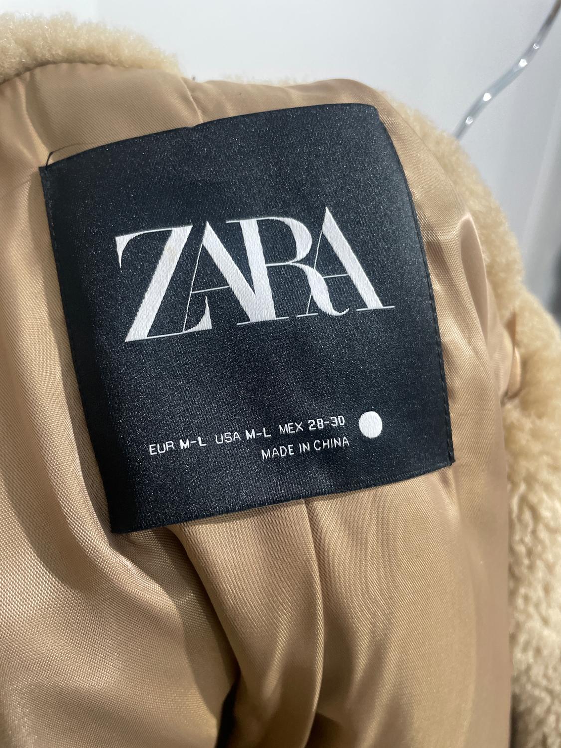 ZW COLLECTION FAUX SHEARLING BOMBER JACKET - Image 4