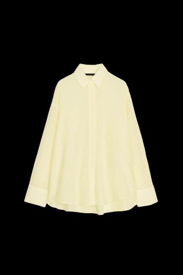 OVERSIZE STRIPED SHIRT - Printed by Zara - Image 0