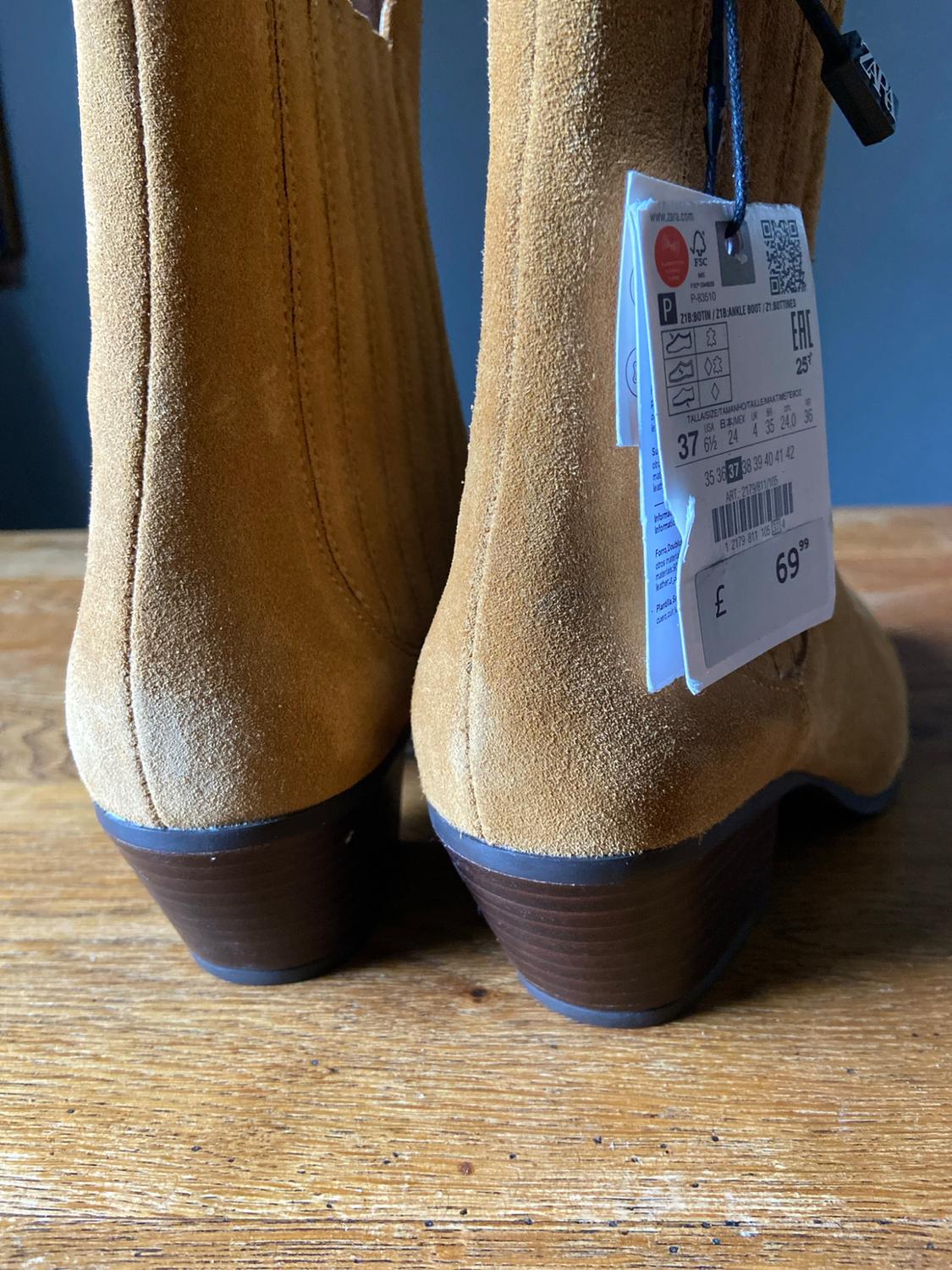 SUEDE COWBOY BOOTS - Image 3