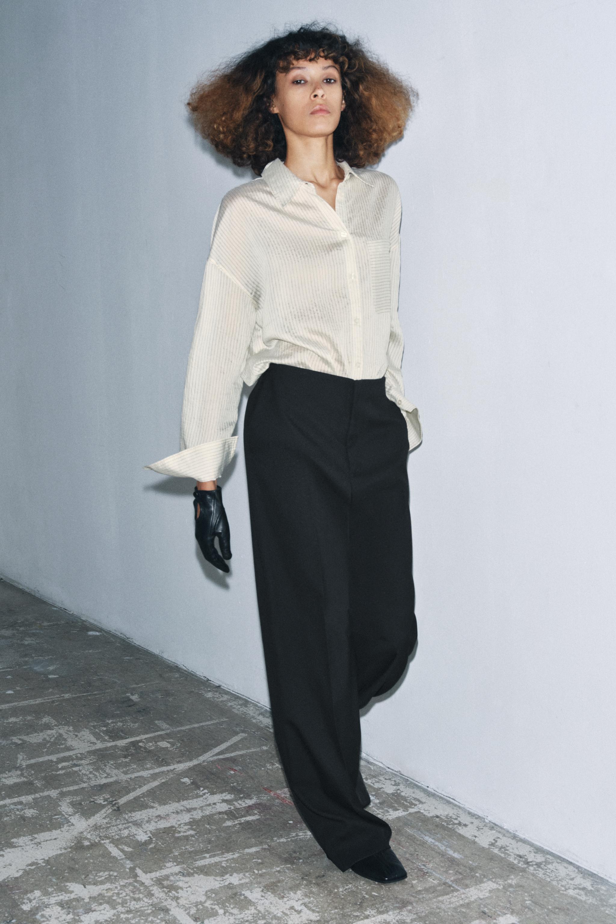 MINIMAL WOOL PANTS ZW COLLECTION