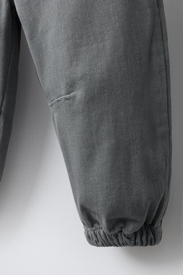 TWILL CARGO JOGGERS - Blue / Grey by Zara - Image 3