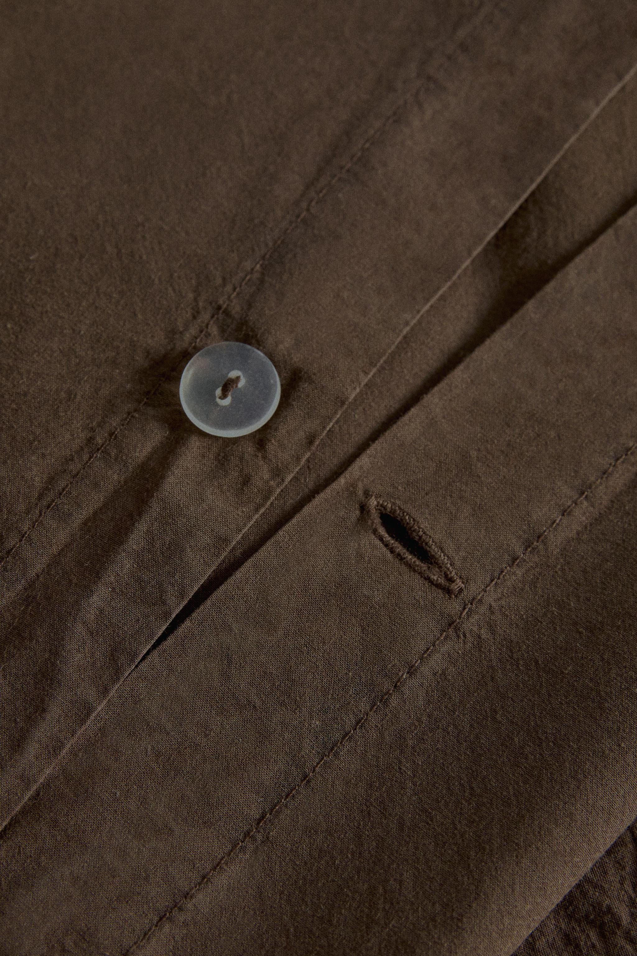 WAFFLE-KNIT DUVET COVER