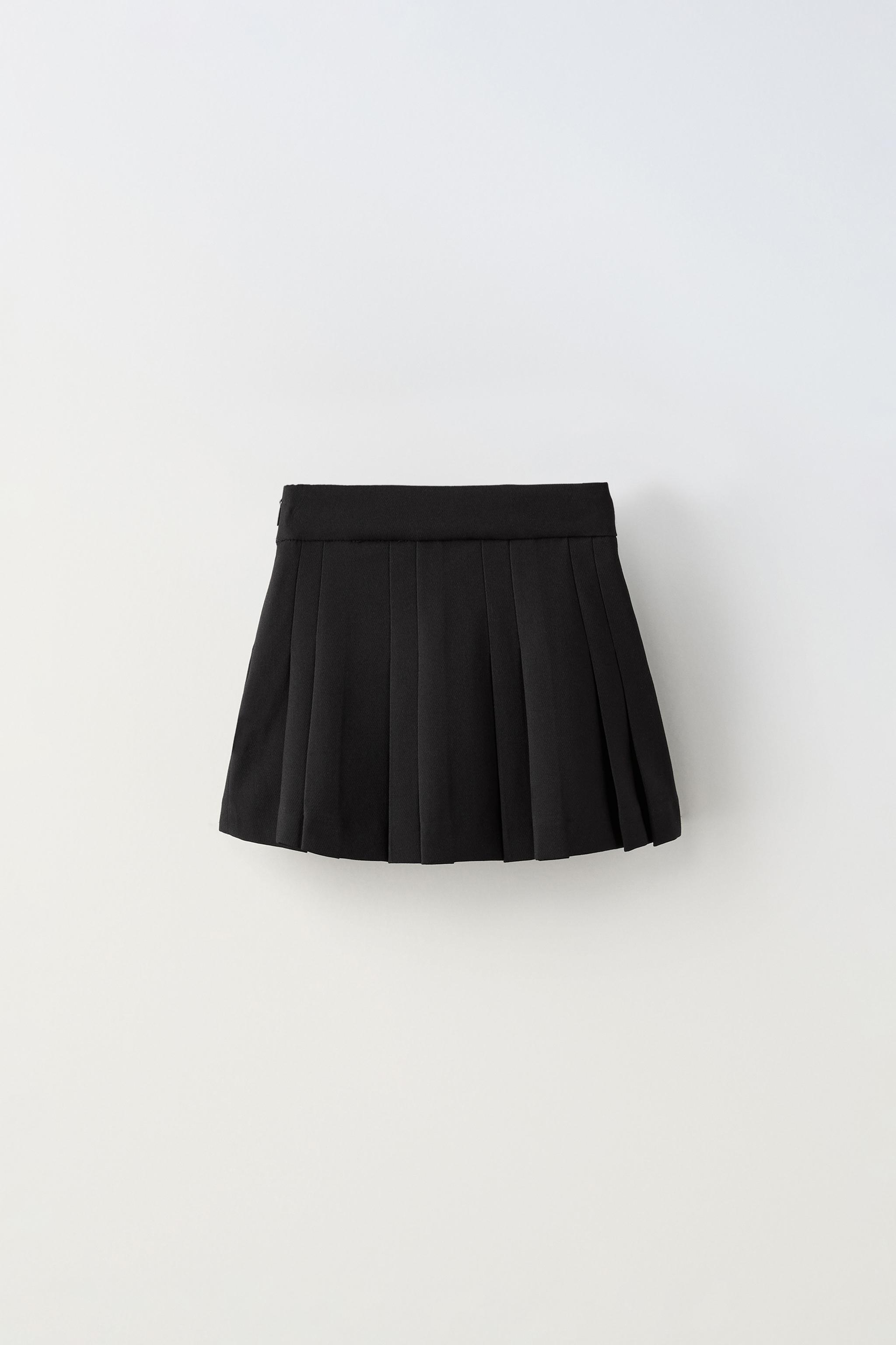 Pleated skirts knee length zara best sale