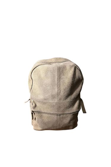 BEIGE SUEDE BAG. PURCHASED FOR 150