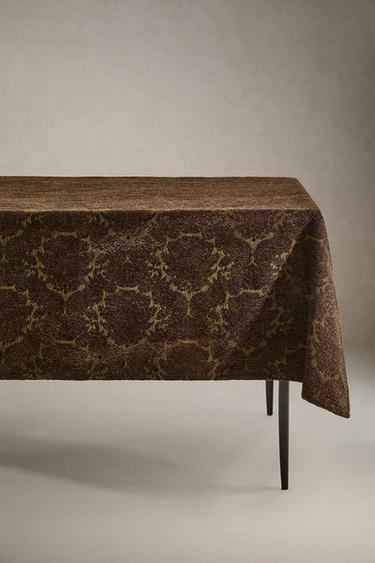 JACQUARD-CHENILLE-MANTEL - Braun von Zara - Bild 0