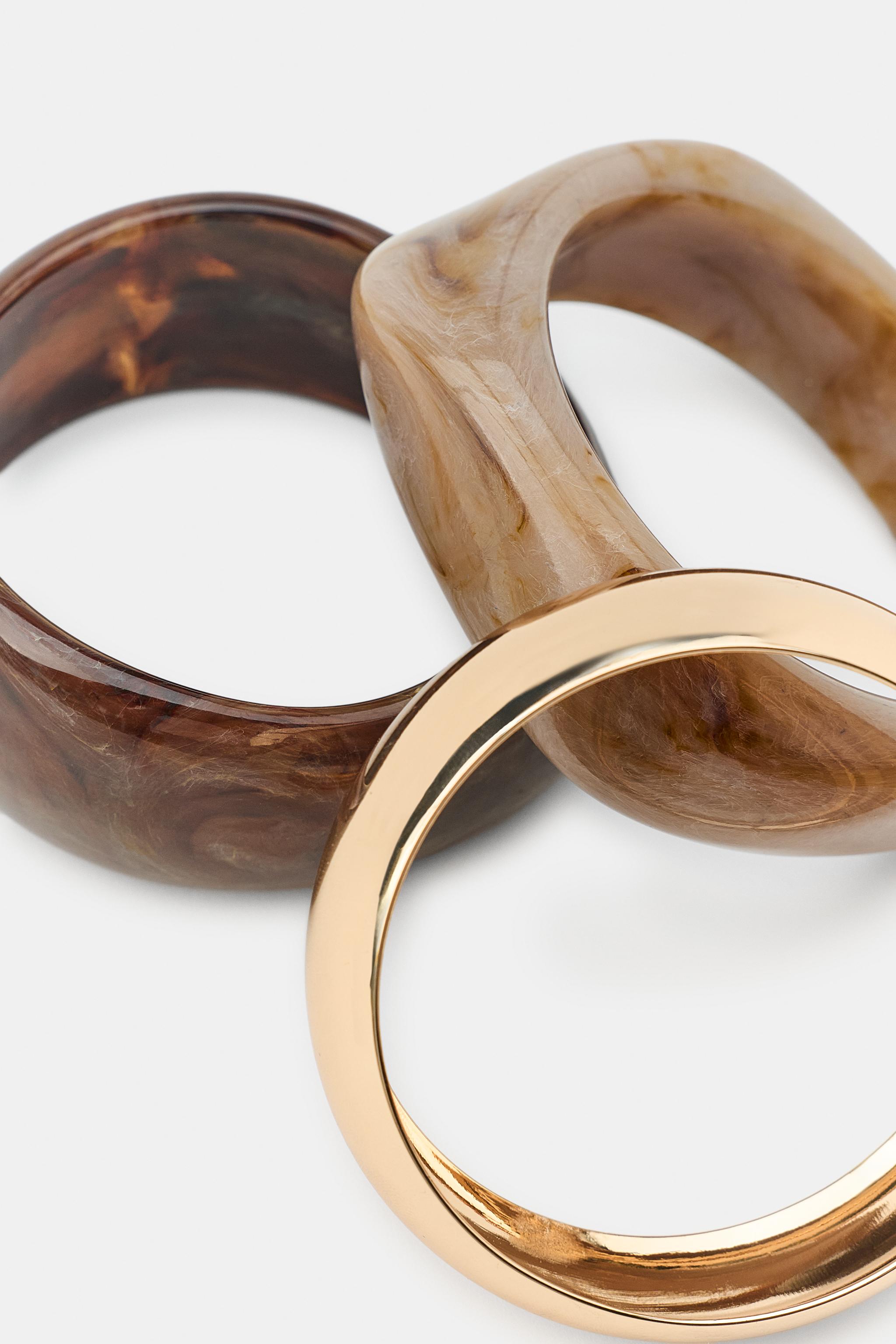LOT DE 3 BRACELETS RIGIDES ASSORTIS