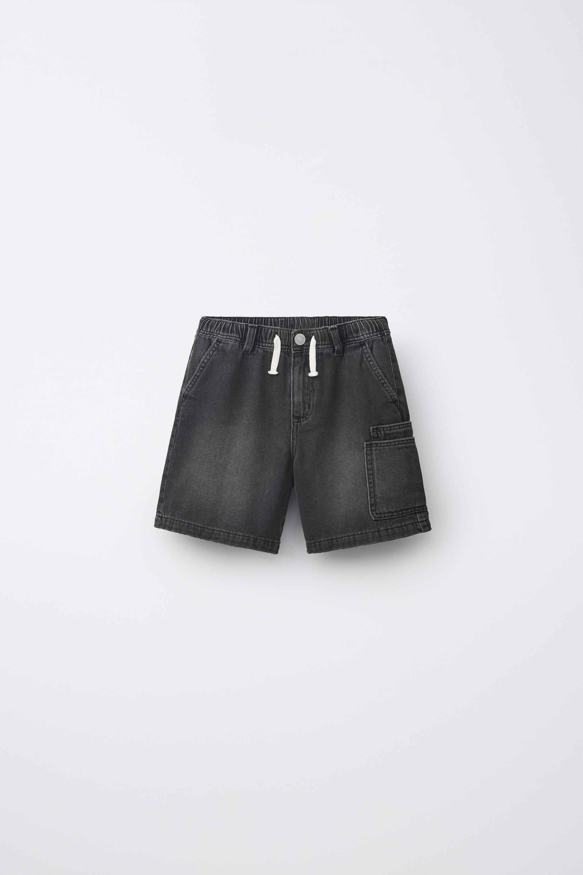 Детские шорты Zara FLOWY DENIM SHORTS