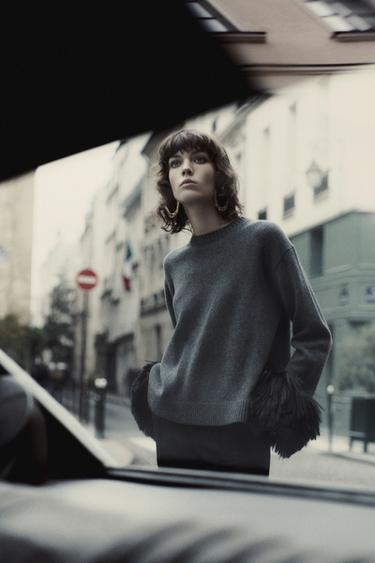 PULL EN LAINE 100 % ÉDITION LIMITÉE - Gris | ZARA France