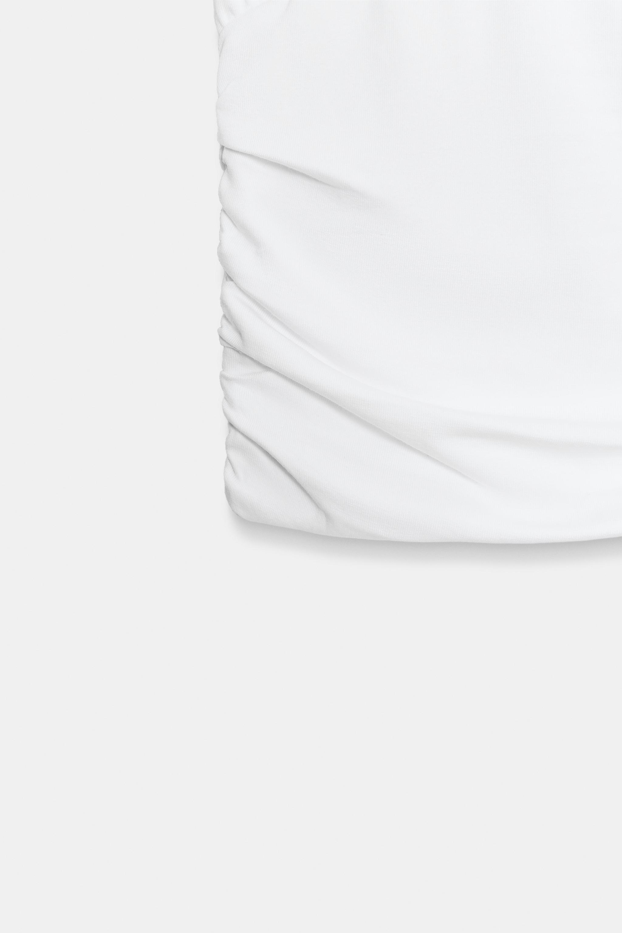 TOP À CEINTURE ET PLIS