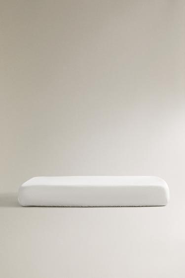 PRZEŚCIERADŁO SPODNIE DO KOSZA MOJŻESZA I KOŁYSKI (KOMPLET 2 SZT.) - Biały Zara