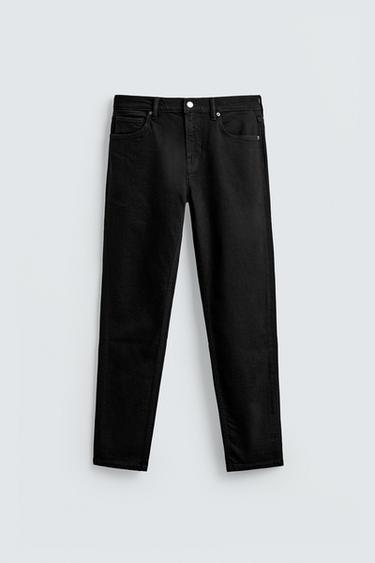 Zara BASIC SLIM FIT JEANS - Black