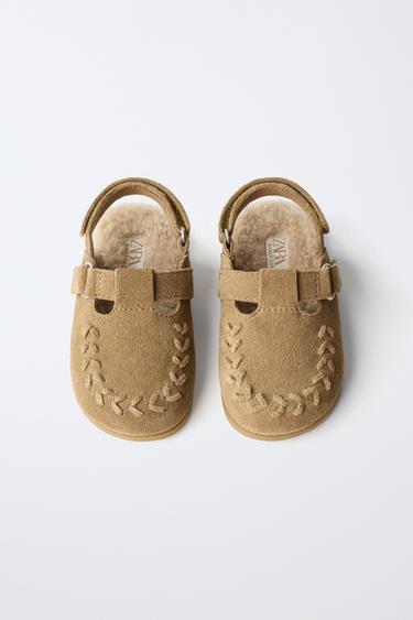 SABOTS EN CUIR PIEDS NUS - Marron de Zara - Image 7