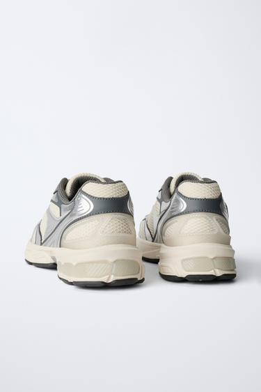 MESH SPORTS TRAINERS - Silver by Zara - Image 5
