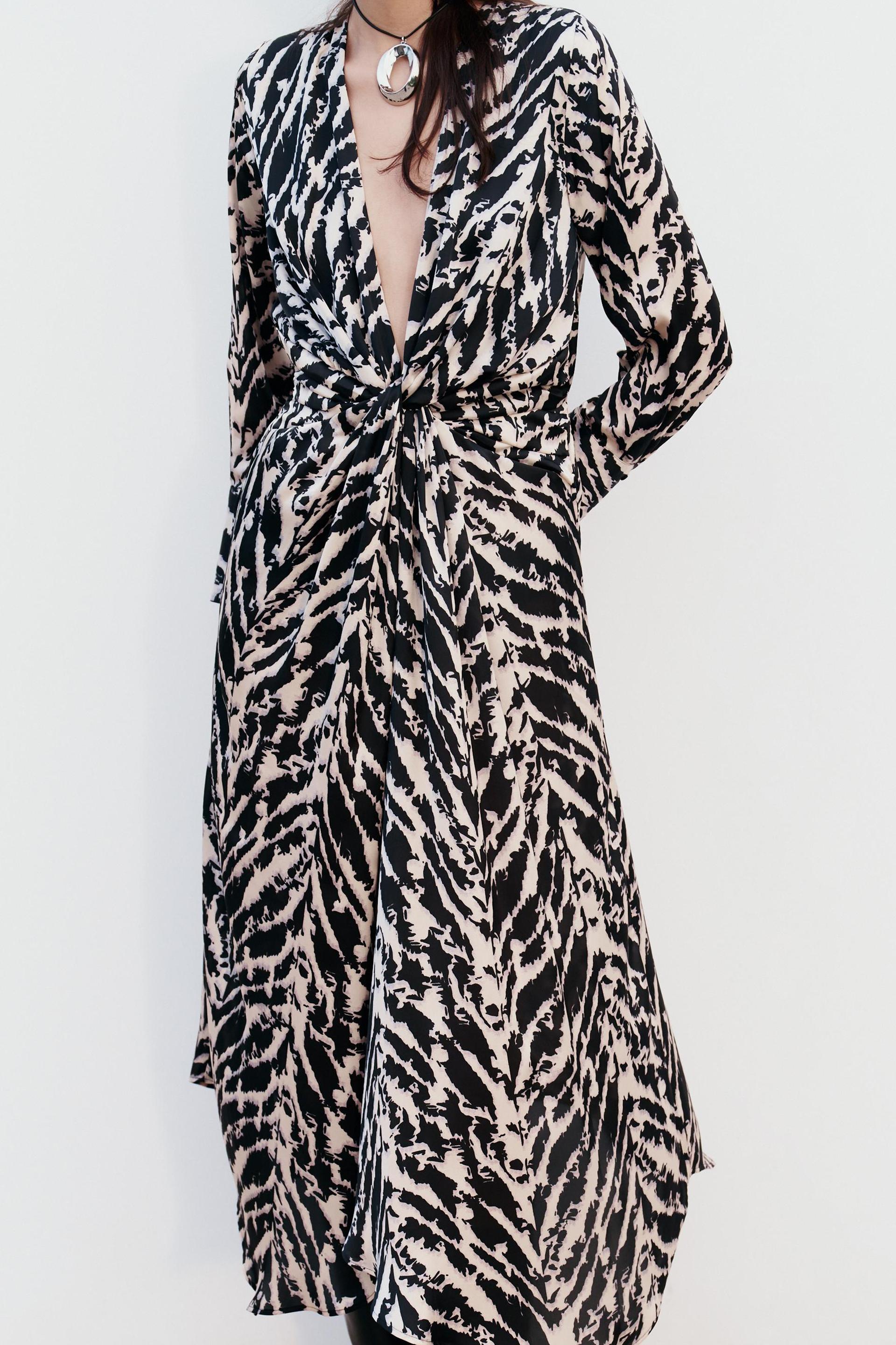 ZARA 2022-23FW ANIMAL PRINT DRESS (9263/679)