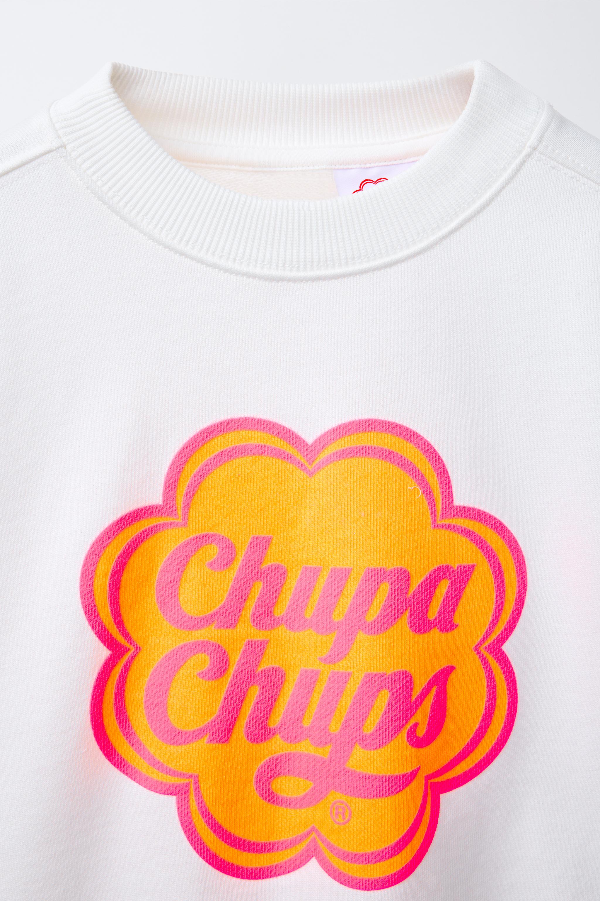 チャッフィー　ホワイトXS CHUPA CHUPS ® SWEATSHIRT - Oyster-white | ZARA United States