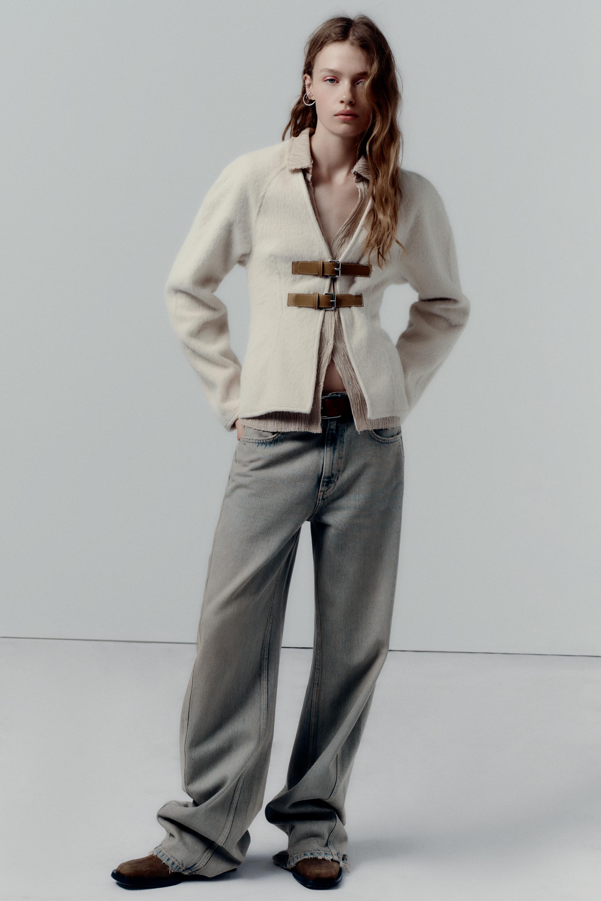 BELTED SOFT CARDIGAN - Ecru | ZARA United States