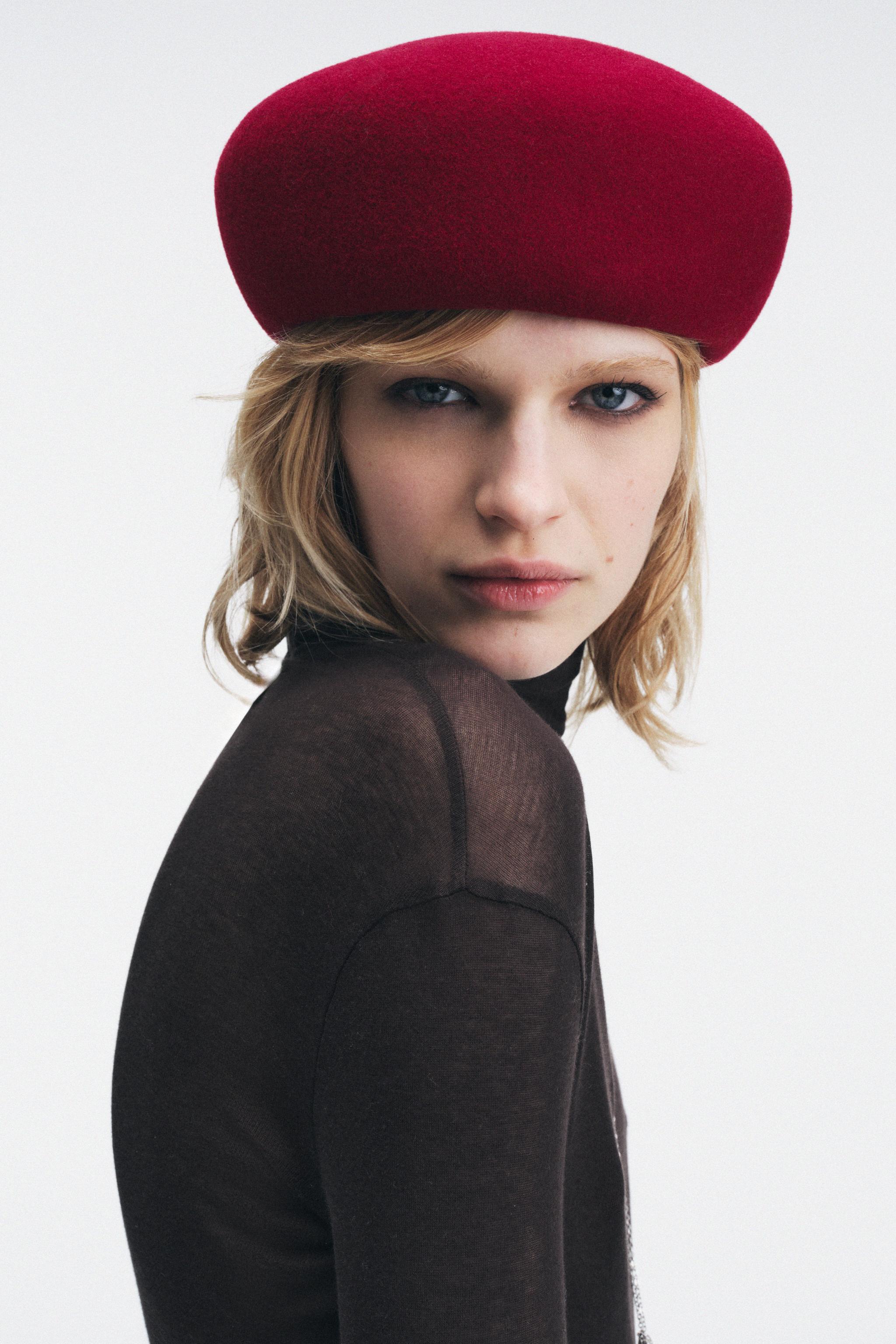 100% WOOL SKULLCAP - Red | ZARA South Africa