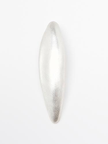 Zara Hazelnut hair clip - Silver - Image 0