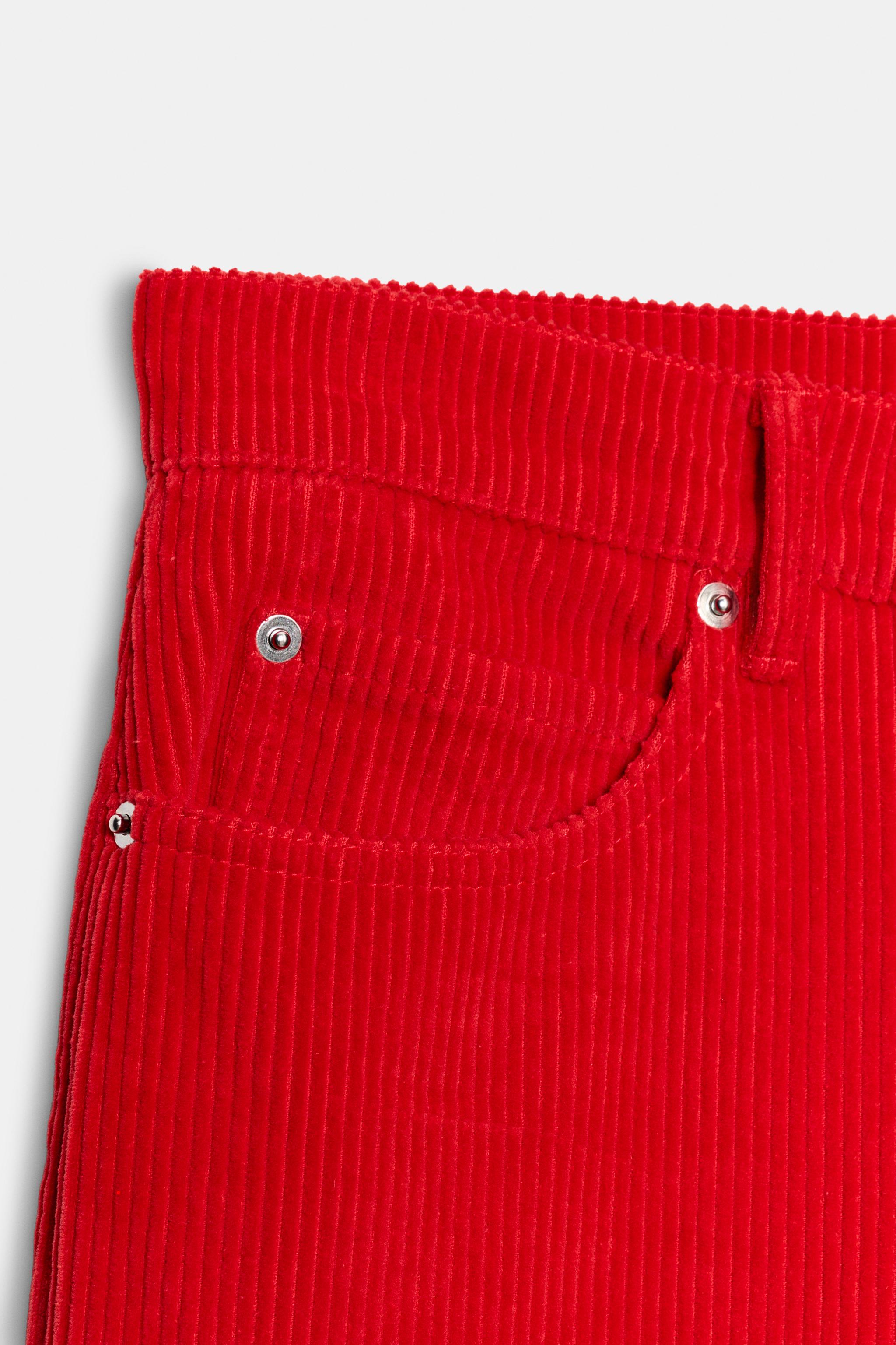 WIDE-LEG CORDUROY PANTS