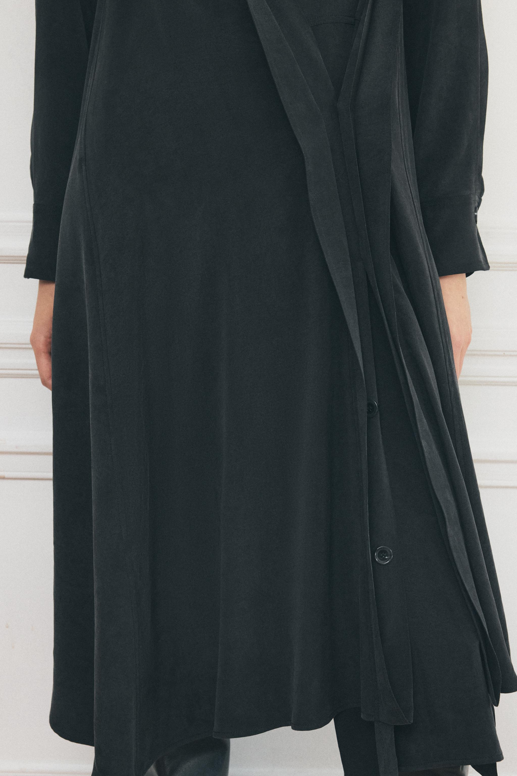 マルチポジション ロングワンピース ZW COLLECTION - ブラック | ZARA Japan / 日本
