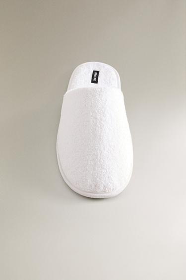 TERRY BATHROOM SLIPPERS - White by Zara - Image 5