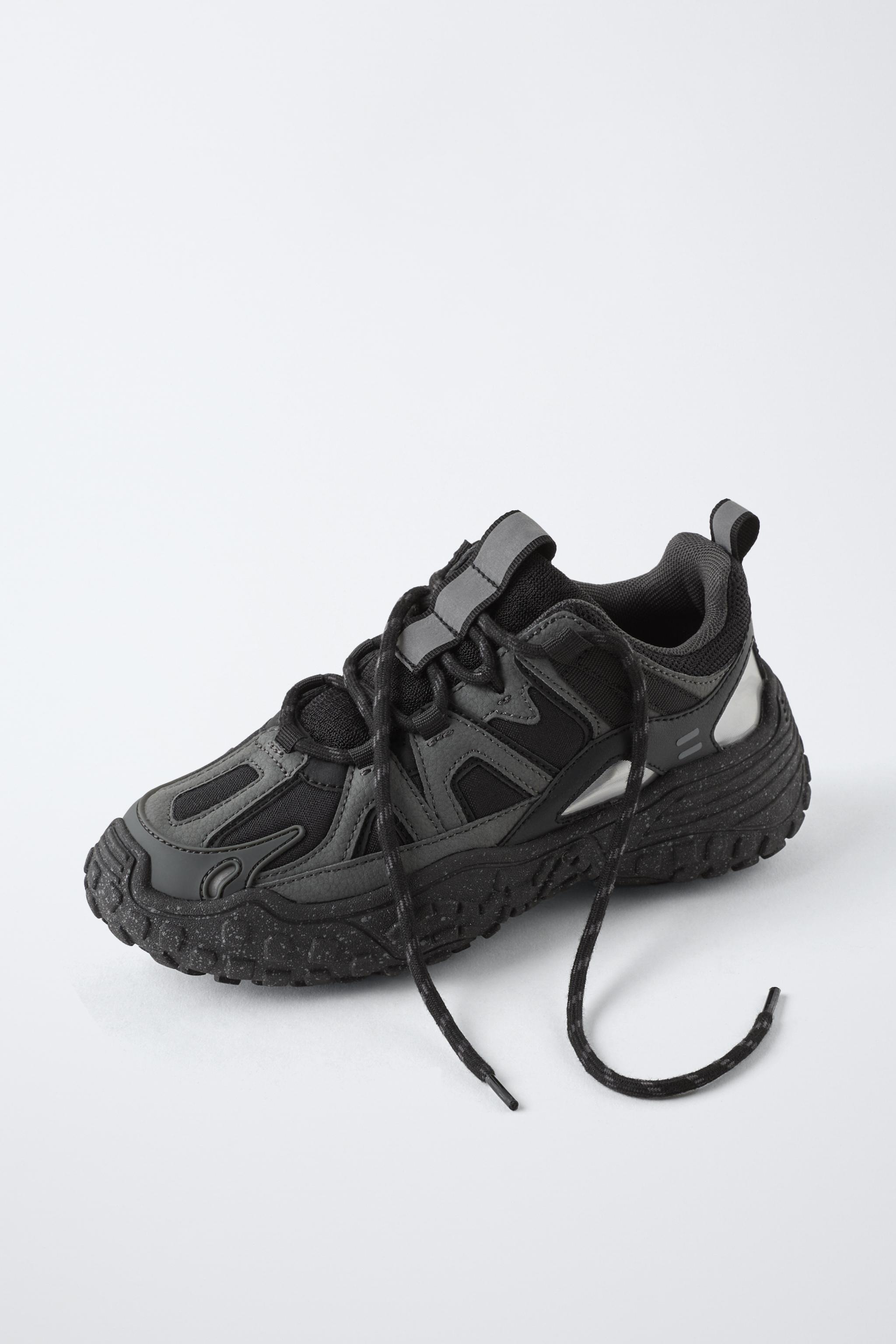 ★ドイツ発*ZARA*新作*マルチシューレーススニーカー/BLACK★ 12412620800-a2.jpg?ts=