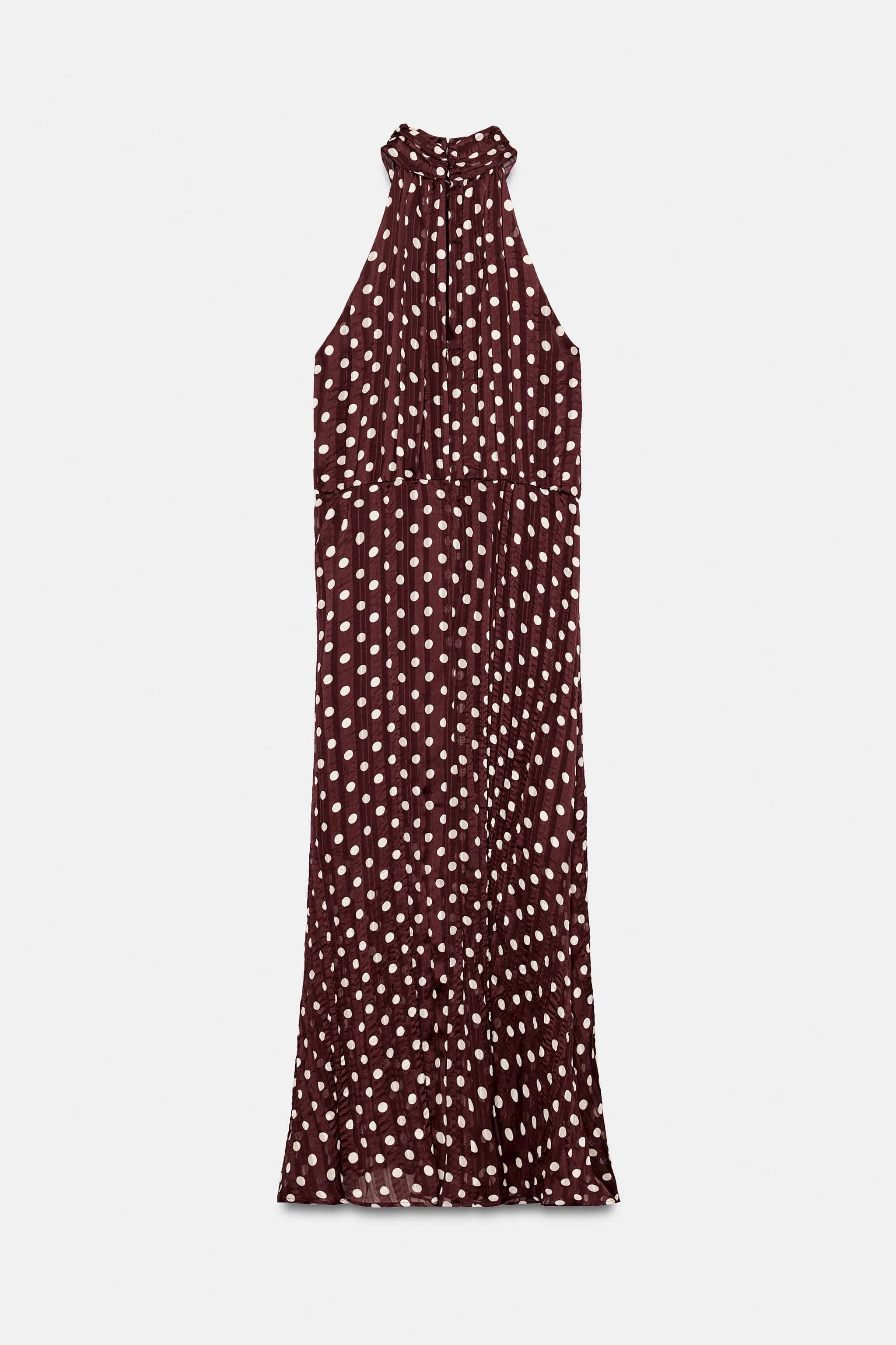 POLKA DOT MIDI DRESS