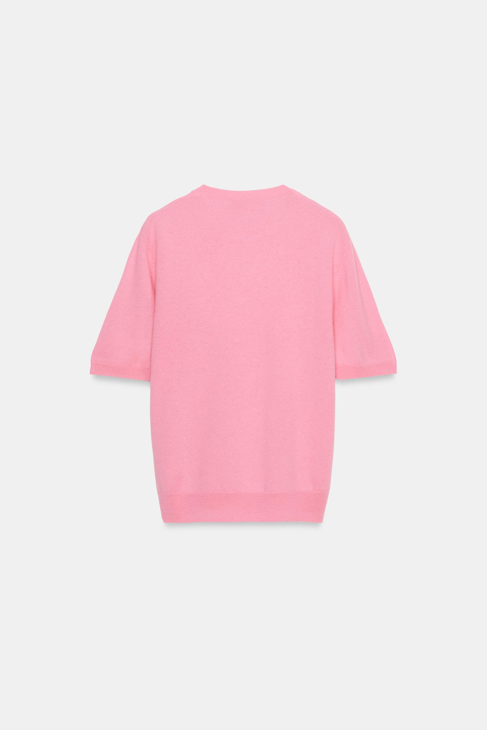 100% WOOL SHORT SLEEVE JUMPER
