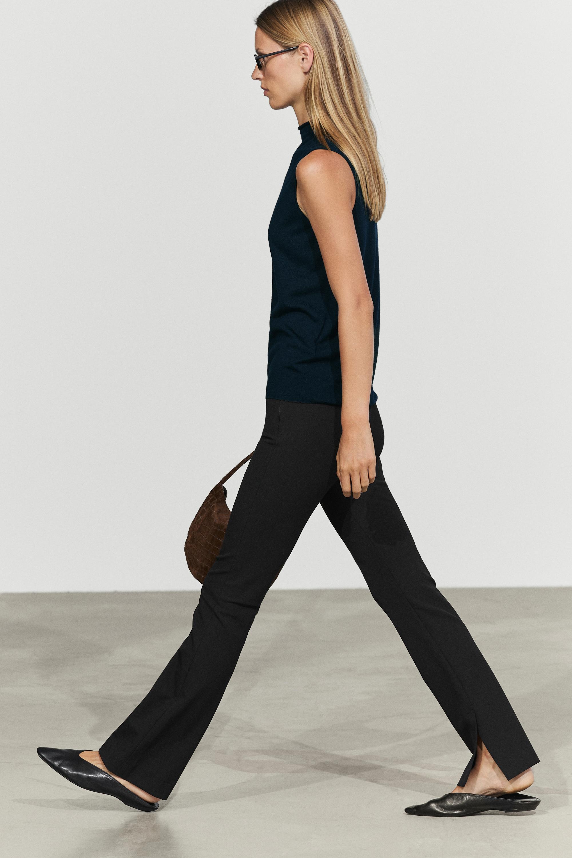 Technical flare fit pants