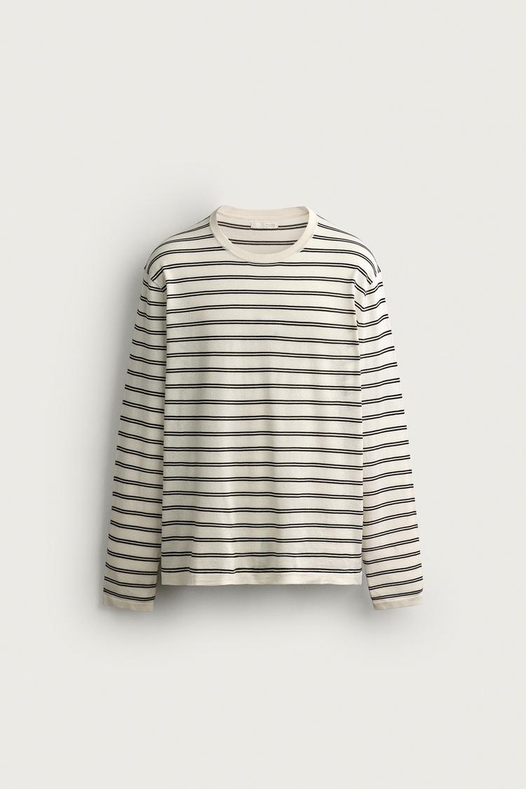 Jersey ligero jacquard rayas