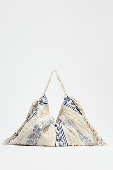 PRINTED SHOPPER BAG - Multicoloured by Zara