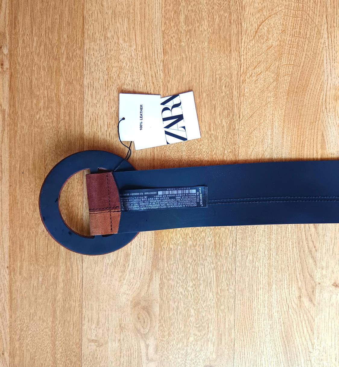 CONTRAST MAXI BUCKLE BELT - Image 2