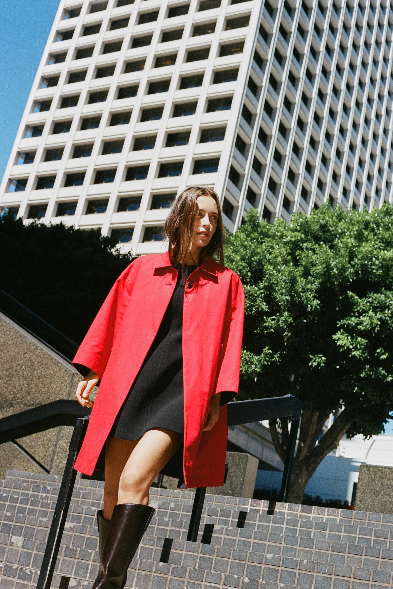 ZW Collection Reversible Midi Trench Coat