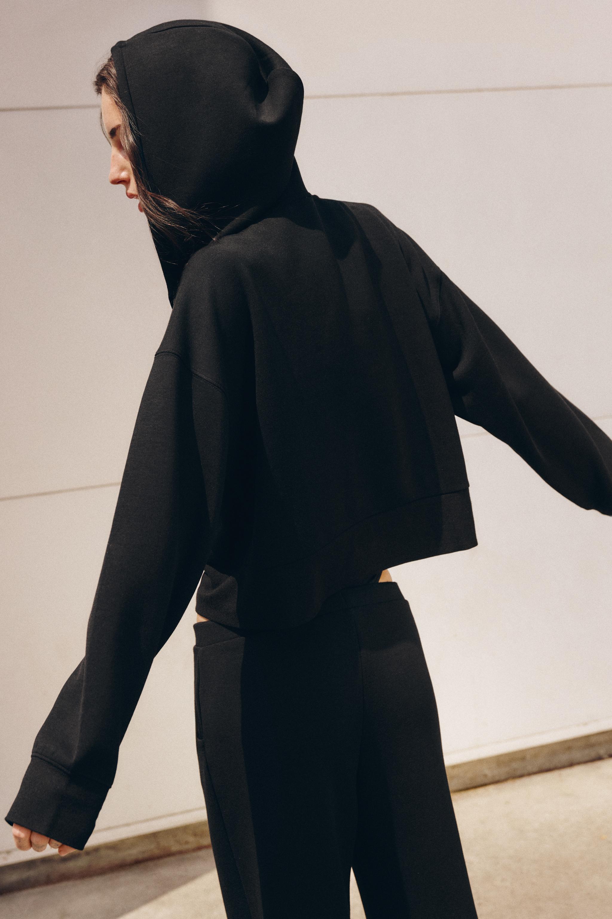 Женские брюки Zara INTERLOCK FLARED PANTS — фото 6